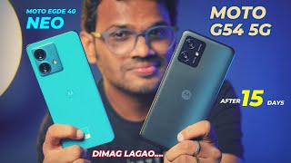 Moto G54 5G Review After 15 Days & Comparison with Moto Edge 40 Neo