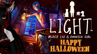 🎃【黒猫と少女】LIGHT：Black Cat \u0026 Amnesia Girl【Halloween 】① #Vtuber