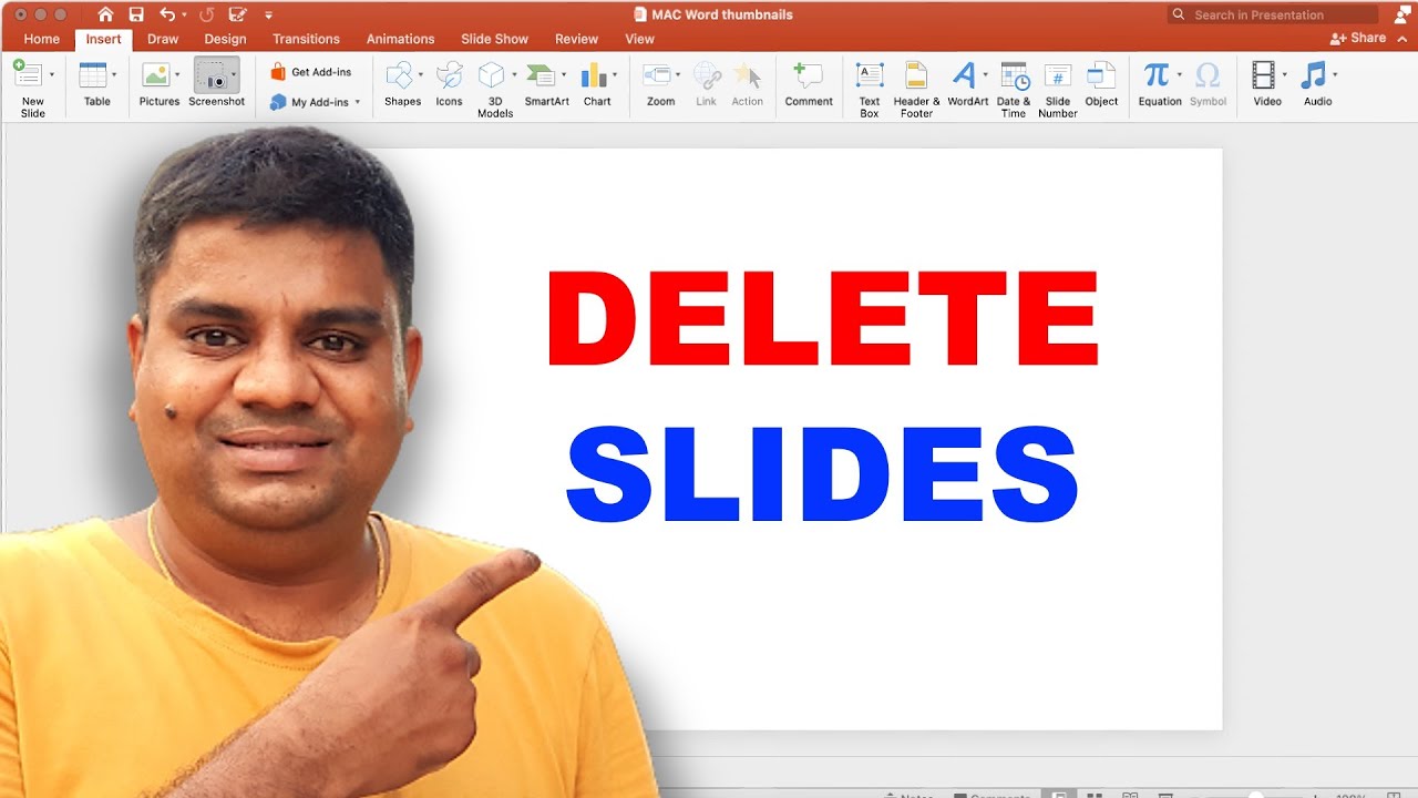 How To Delete A Slide In PowerPoint - YouTube