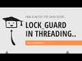 Lock Guard In C++