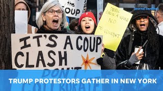 Protest live: 50501 Movement protestors gather against Donald Trump administration in New York