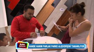 Elesgo Beyaz Parlak Parke parkesepeti.com Evim Şahane