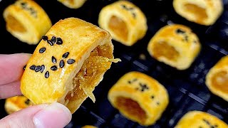 Taiwanese Pineapple Cookies Recipe - Crispy crust, not broken (Eng-sub)