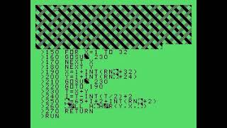 TI-99/4A Threaded Pattern v6 (cross patch, TI BASIC)