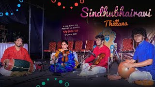 Sindhubhairavi Thillana 🎻 by Dhanashree Shabaraya and Gowtham Bhat P G at Mannagudde Gurji 2024