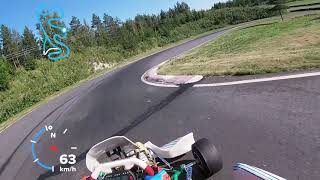 Tonykart Mitox / Vortex DDJ 125cc practice 2 / Lentola karting park / 15.7.2021