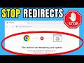 How To Stop Websites Redirecting In Google Chrome (Quick Guide)
