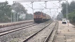 4K video 🔥 windy 18639 Ara Ranchi weekly express at bikramganj