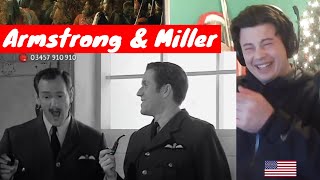 American Reacts Armstrong, Miller, Mitchell & Webb as WW2 Pilots | Comic Relief