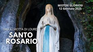 Santo Rosario di Lourdes di Oggi Domenica 12 Gennaio 2025 - Misteri della Gloria