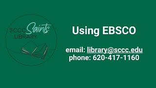 EBSCO Tutorial 2025