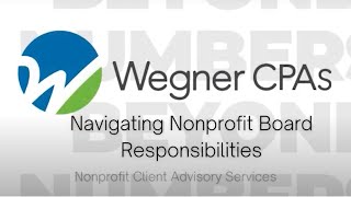 Navigating Nonprofit Board Responsibilities