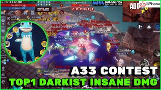 OLD NK 612K PS TOP1 DARKIST INSANE DMG AT A33 WB/MS CONTEST | FF VS HOF | MIR4