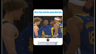 Chris Paul coaching the young Warriors on their win vs LA Lakers | Oct. 13, 2023 #nba #gsw #lakers