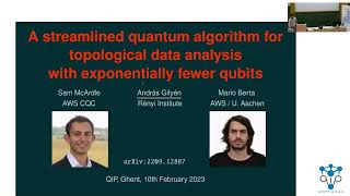 QIP2023 | A streamlined quantum algorithm for topological data analysis with fewer qubits (A.Gilyén)