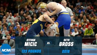 Seth Gross vs. Stevan Micic: 2018 NCAA title (133 lbs.)