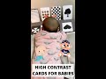 High contrast FLASHCARDS for BABY | ClassMonitor #shorts #funlearning #kidseducation