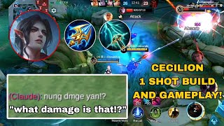 My Cecilion Gameplay and Build, One Shot Build! #mlbb #mobilelegends #cecilionmlbb #cecilion