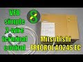 VFD simple 2-wire terminal control - Mitsubishi FREQROL A024S EC