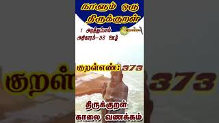 திருக்குறள் அறத்துப்பால் அதிகாரம்-38 ஊழ் 373 நுண்ணிய நூல்பல கற்பினும் மற்றுந்தன் உண்மை யறிவே மிகும்.