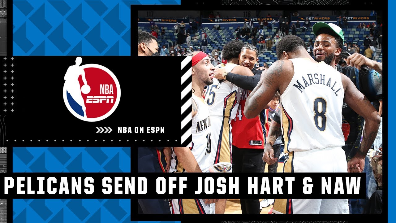 The Pelicans wished Josh Hart and Nickeil Alexander-Walker goodbyes in NOLA 🥺 | NBA on ESPN