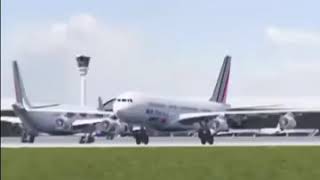 un avion qui danse