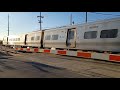 2 LIRR Passenger Trains - N Peters Blvd Railroad Crossing, Central Islip NY