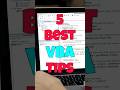5 Best VBA Practices | VBA to Excel | #shorts #vba #excel #automation