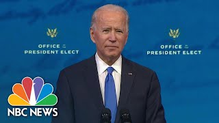 President-Elect Biden Speaks After Electoral College Vote | NBC News NOW