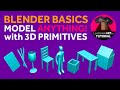 Blender Tutorial | MODEL ANYTHING with 3D PRIMITIVES | LeeDanielsART