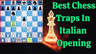 MASTER Italian Opening: BEST Opening TRAPS for White and Black