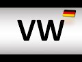 How to Pronounce VW in German (VOLKSWAGEN)