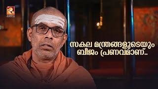 എല്ലാ വേദങ്ങളും ഏതൊരു പദത്തെയാണോ വിശദീകരിക്കുന്നത് അതാണ് ഓംകാരം ...