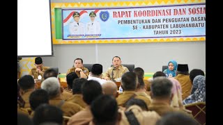 Bupati Buka Rakor dan Sosialisasi Dasawisma.