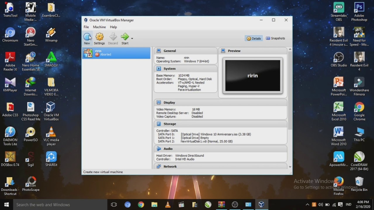 Cara Menggunakan Virtual Box Youtube