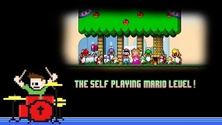The Self Playing Mario Level! (Drum Cover) -- The8BitDrummer