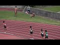 2022 沖縄陸上競技選手権 男子1500ｍ タイムレース4組