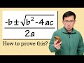 You use the quadratic formula all the time, but where did it come from?