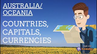 Australia/Oceania - Countries, Capitals, Currencies | General Knowledge P03 || Riddleish