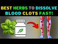 Herbs That Melt Blood Clots Naturally & Fast