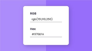 RGB To HEX | HEX To RGB Converter | Javascript Project | Preview