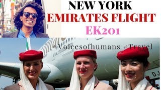 එමිරේට්ස් ගුවන්යානයෙන් ඇමරිකාවට- New York by Emirates Flight EK201-UN_CSW63