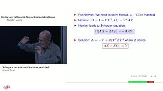 Yousef Saad: Subspace iteration and variants, revisited