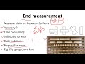 line and end measurement in metrology