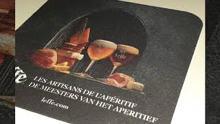 Sous-bock Bière de marque Leffe - \