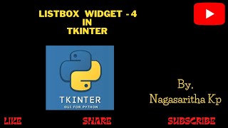T_29: Listbox widget, selectmode parameter in Listbox in Tkinter