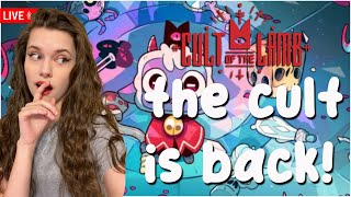 🔴I Forgot How To Play This Game.. | Cult of The Lamb