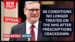 NHS Prescription Crackdown: 36 Conditions No Longer Treated