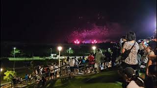 [ 2023淡水漁人碼頭煙火秀］十三行文化公園觀煙火  | 5歲6個月 Vlog #154