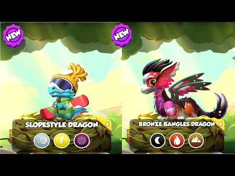 Brazaletes de bronce y Slopesty sombreados Dragones-Dragon Mania legends | Abre 22 mazmorras del último gran cofre